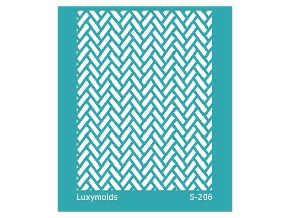 Silk screen stencil for polymer clay "Luxymolds" S-206