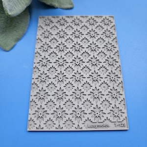 Fimo Textur Fliese Textur Matte Clay Stempel Fimo Textur Schablonen T-129