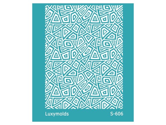 Silk screen stencil for polymer clay "Luxymolds" S-606