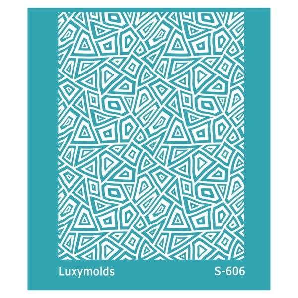 Silk screen stencil for polymer clay "Luxymolds" S-606