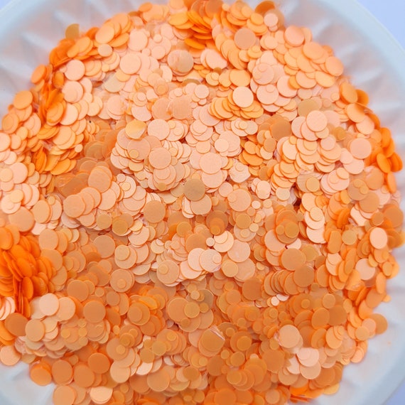 Chunky glitter "Orange" for Resin Epoxy crafts, for nail design