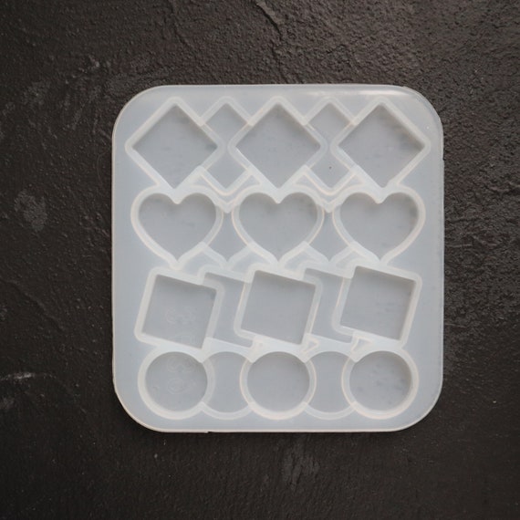Silicone hair clip mold for resin and epoxy Jewelry resin mould
