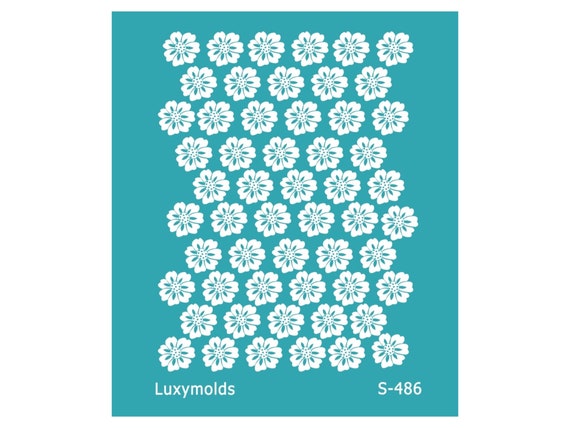 Silk screen stencil for polymer clay "Luxymolds" S-486