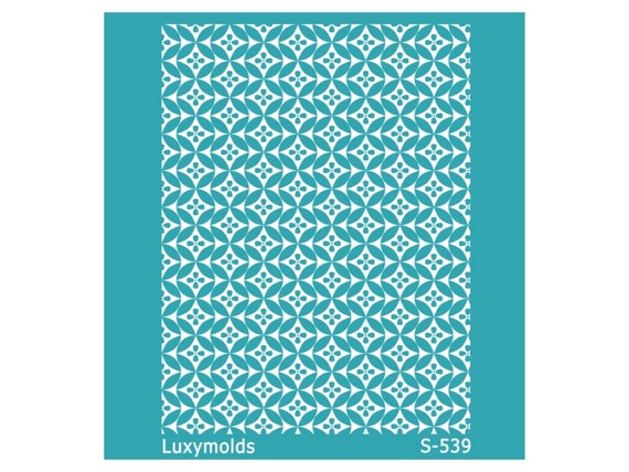 Silk screen stencil for polymer clay "Luxymolds" S-539