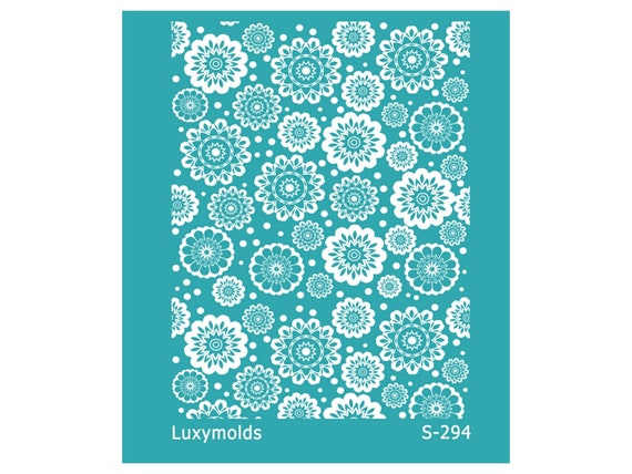 Silk screen stencil for polymer clay "Luxymolds" S-294