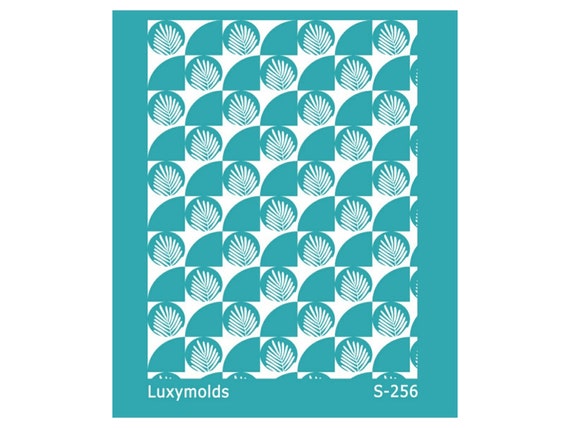 Silk screen stencil for polymer clay "Luxymolds" S-256