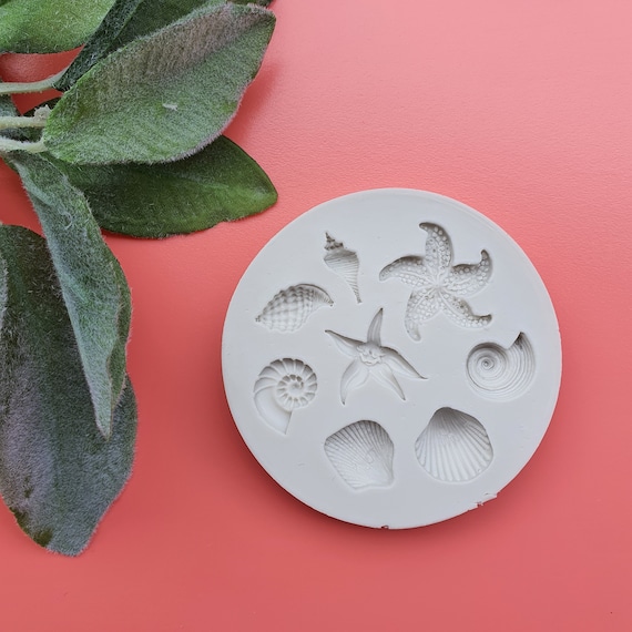 Silicone earrings mold "Sea world" mould for resin and polymer clay