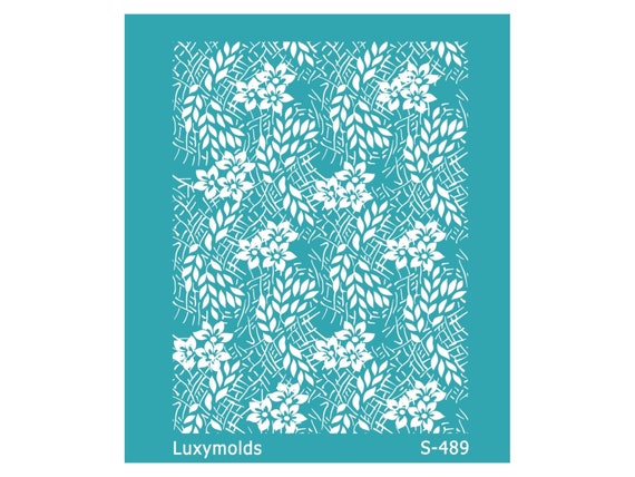 Silk screen stencil for polymer clay "Luxymolds" S-489
