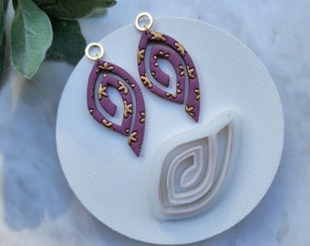 Polymer Clay cutters "Geometry" Earrings sharp clay cutter