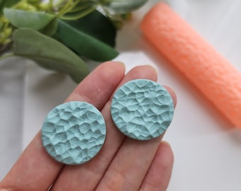 Polymer clay texture roller clay stamp 3D printed embossing