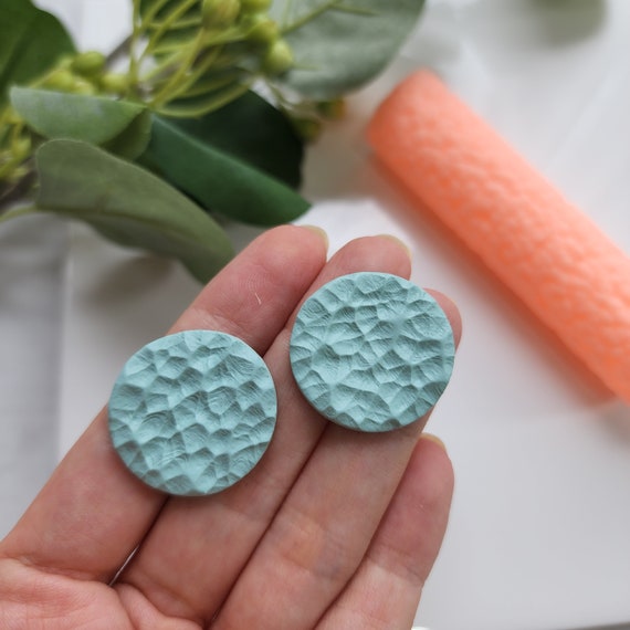 Polymer clay texture roller clay stamp 3D printed embossing