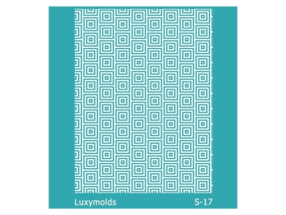 Silk screen stencil for polymer clay "Luxymolds" S-17