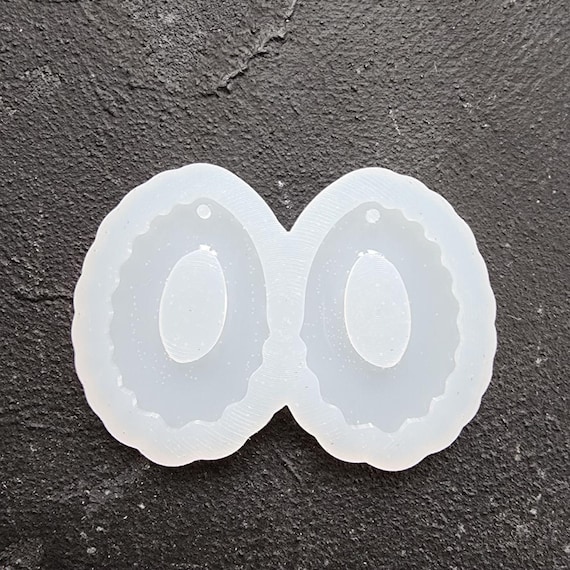 Silicone earrings mold Jewelry resin mold "Geometry" design epoxy mold Resin supplies