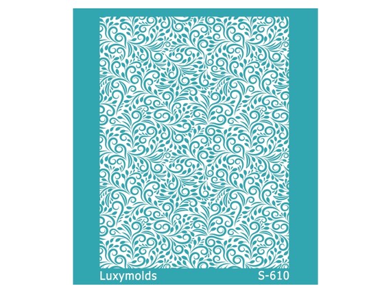 Silk screen stencil for polymer clay "Luxymolds" S-610