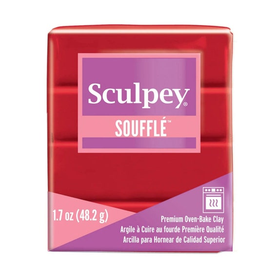 Sculpey Soufflé Polymer Clay 48g (1.7oz) - Cherry Pie