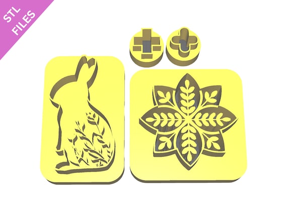 Digital STL files for 3D printing Clay cutters Earrings sharp version cutters download files for resin machine