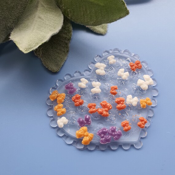 Silicone earrings mini mold "Bows" for resin and epoxy