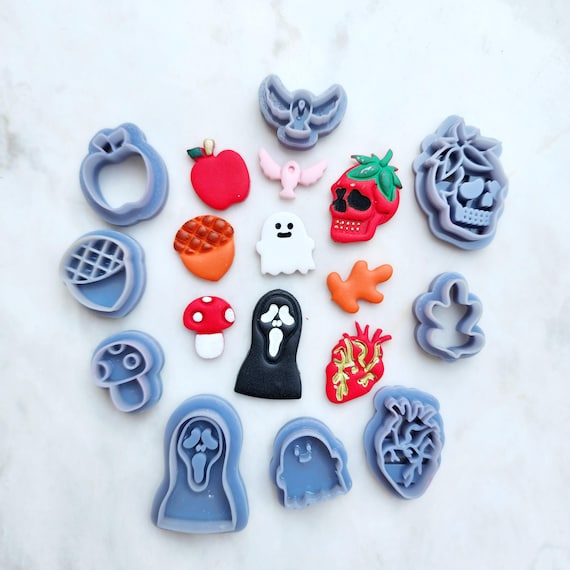 Polymer Clay cutters Witch hat Halloween Earrings molds Polymer clay tools sharp cutter stamp Jewelry earrings cutters Clay supplies