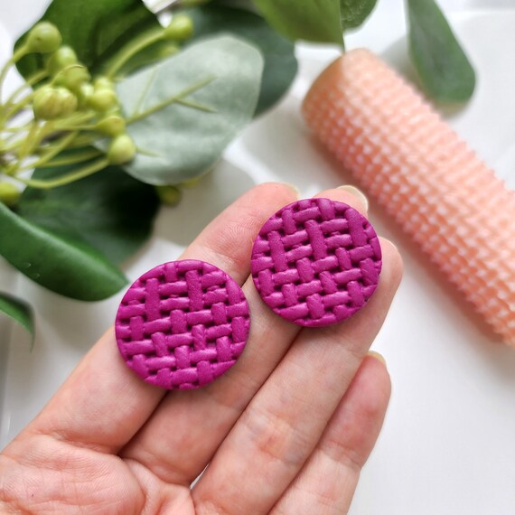 Polymer clay texture roller clay stamp 3D printed embossing