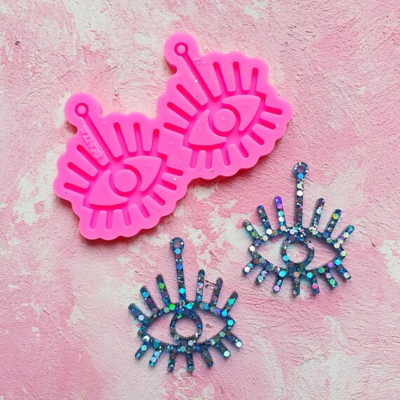 Earrings silicone mold for resin "Eyes" silicone molds for epoxy