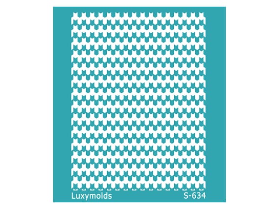 Silk screen stencil for polymer clay "Luxymolds" S-634