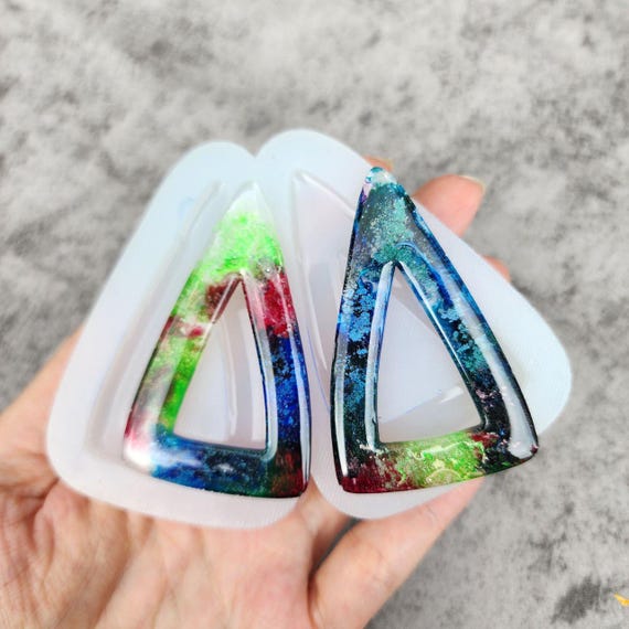 Geometric Silicone Earrings Mold for Resin Jewelry Making