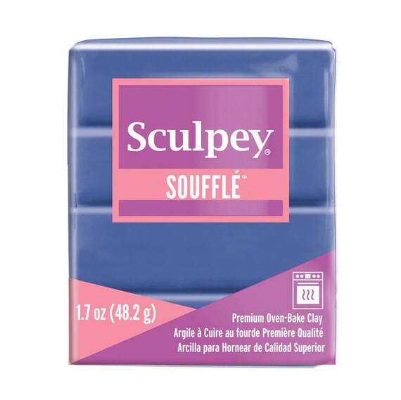 Sculpey Soufflé Polymer Clay 48g (1.7oz) - Cornflower
