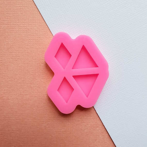 Silicone earrings Triangle Rhombus mold for resin and epoxy