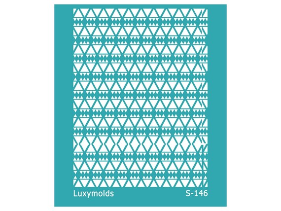 Silk screen stencil for polymer clay "Luxymolds" S-146