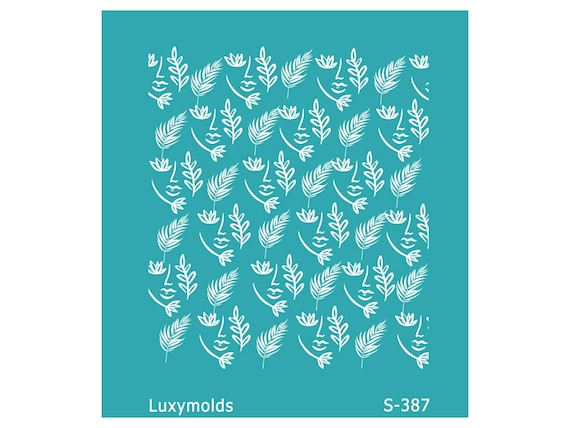 Silk screen stencil for polymer clay "Luxymolds" S-387