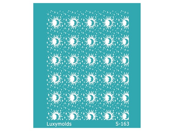 Silk screen stencil for polymer clay "Luxymolds" S-163