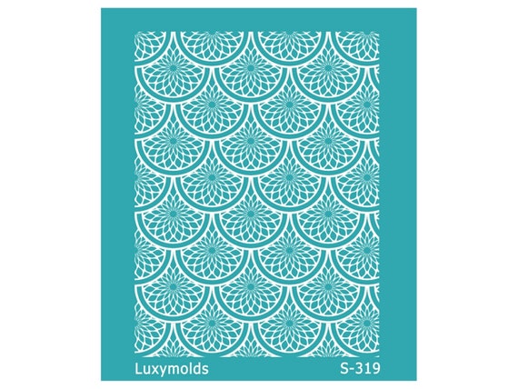 Silk screen stencil for polymer clay "Luxymolds" S-319