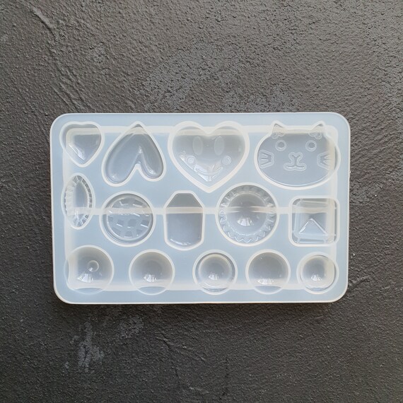 Earrings silicone mold for resin and epoxy craft