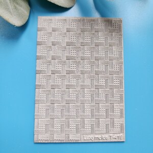 Polymer Clay Texture Fliese Texturmatte Clay Stempel Polymer Clay Texture Schablonen &quot;&quot;Geometryc&quot;&quot; Motive Clay Texture Rubber Matte T-419.&quot;