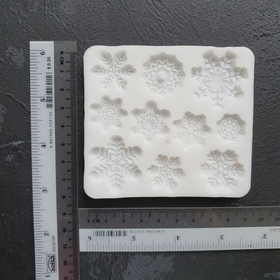 WANDIC Stampi In Silicone Fiocchi Di Neve - 5 Pezzi - Per Resina, Argilla, Gioielli Fai Da Te