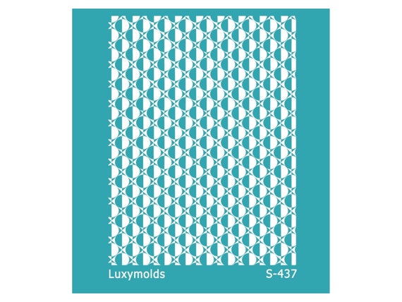 Silk screen stencil for polymer clay "Luxymolds" S-437