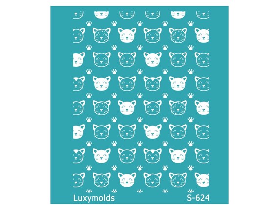 Silk screen stencil for polymer clay "Luxymolds" S-624