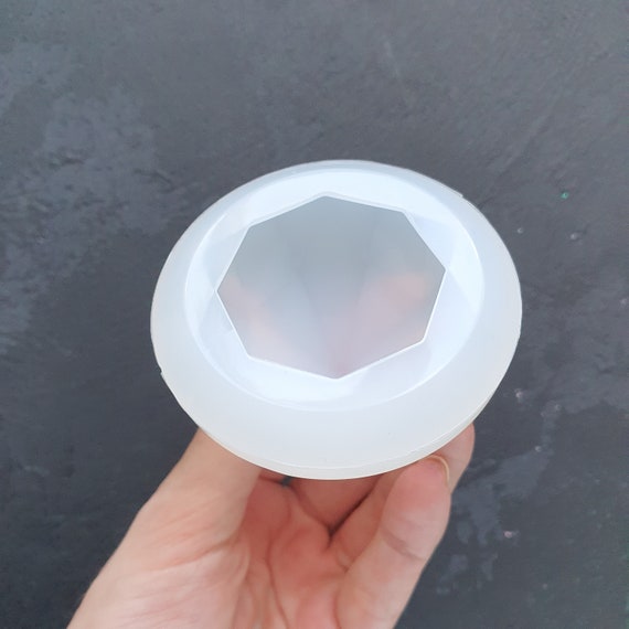 Diamond Crystal Amethyst silicone epoxy mold resin mould 4.5 cm, 6 cm