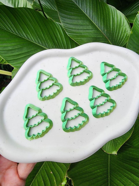 10 pcs Earrings charms components Earrings blanks findings DIY jewelry Christmas tree earring pendants