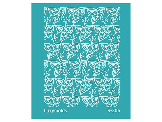 Silk screen stencil for polymer clay "Luxymolds" S-306