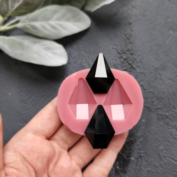 Silicone earrings mold / Silicone epoxy mold / Silicone stud earring moulds / Silicone UV resin molds / Diamond jewelry mold/Clay tool