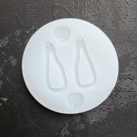 Silicone earrings mold mould for resin and eposy