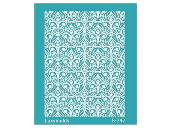 Silk screen stencil for polymer clay "Luxymolds" S-742