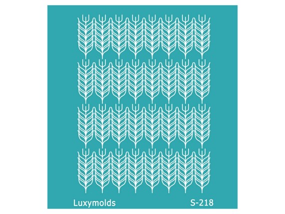 Silk screen stencil for polymer clay "Luxymolds" S-218