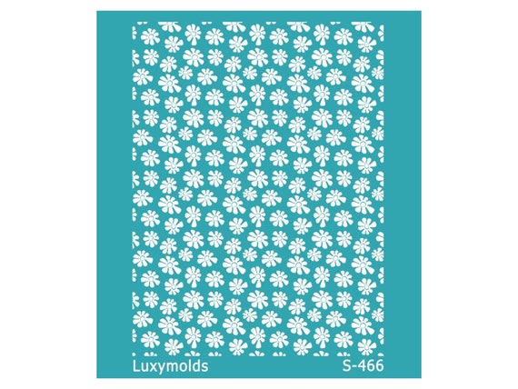 Silk screen stencil for polymer clay "Luxymolds" S-466