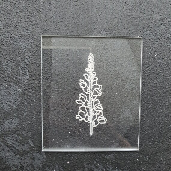 Embossing stamp for polymer clay Floral texture plate Flower debossing stamp Acrylic stamps