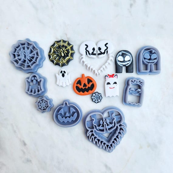 Polymer Clay cutters Witch hat Halloween Earrings molds Polymer clay tools sharp cutter stamp Jewelry earrings cutters Clay supplies
