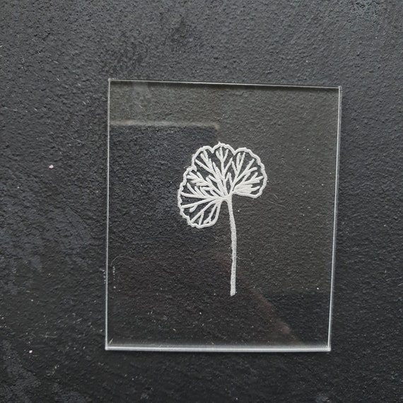 Embossing stamp for polymer clay Floral texture plate Flower debossing stamp Acrylic stamps