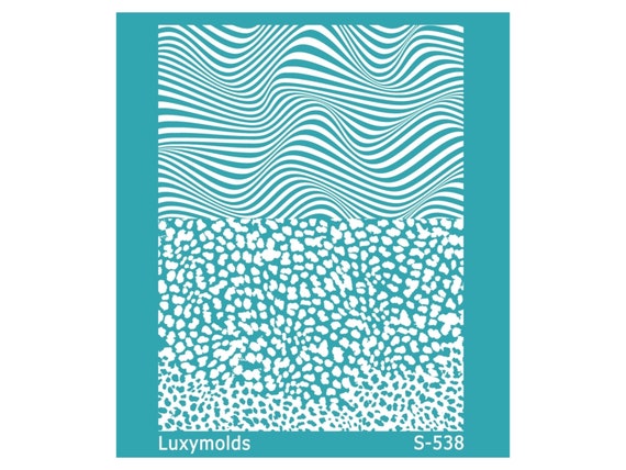 Silk screen stencil for polymer clay "Luxymolds" S-538