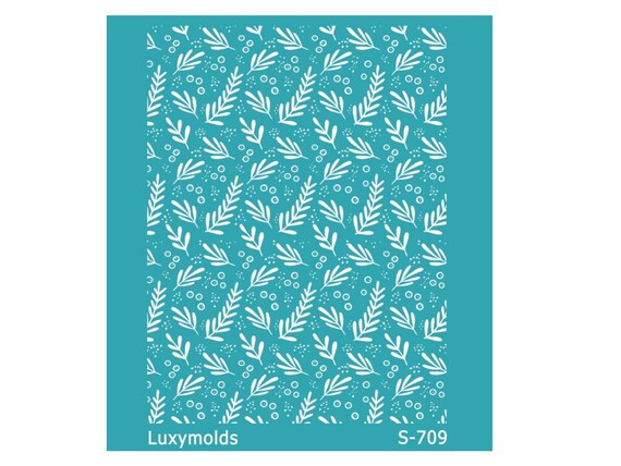 Silk screen stencil for polymer clay "Luxymolds" S-709